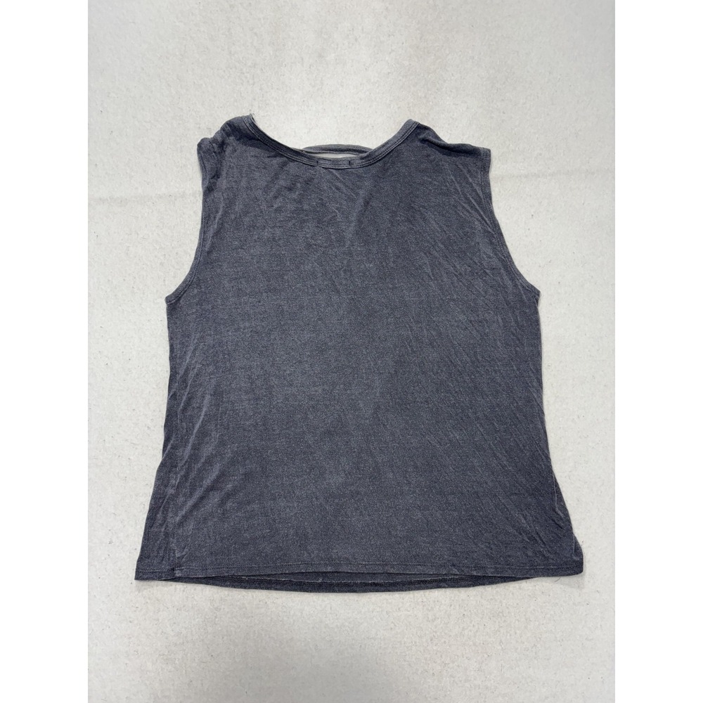 Tinywillow Womens Large Gray Crew Neck Ladder Cutout Sleeveless Tank Top - Picture 4 of 8